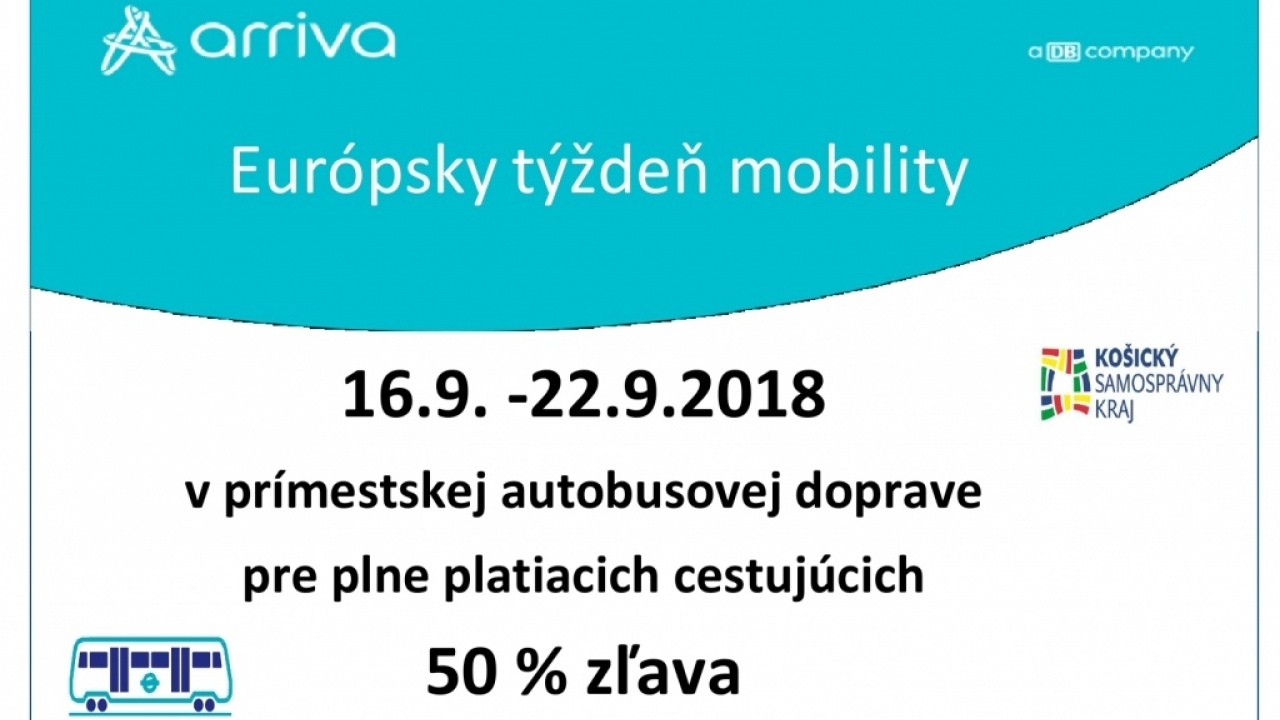 Arriva Európsky týždeň mobility